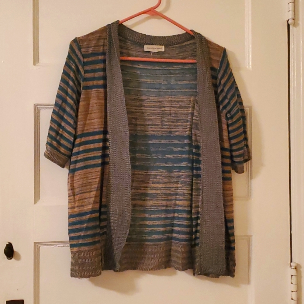 Open front see-through cardigan